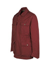 Quilted four-pocket safari jacket