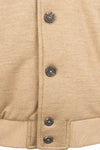Padded wool-cotton bomber jacket