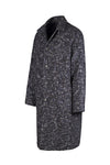 Unlined baby alpaca & wool raglan coat
