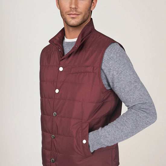 Quilted nylon padded gilet - MONTEZEMOLO