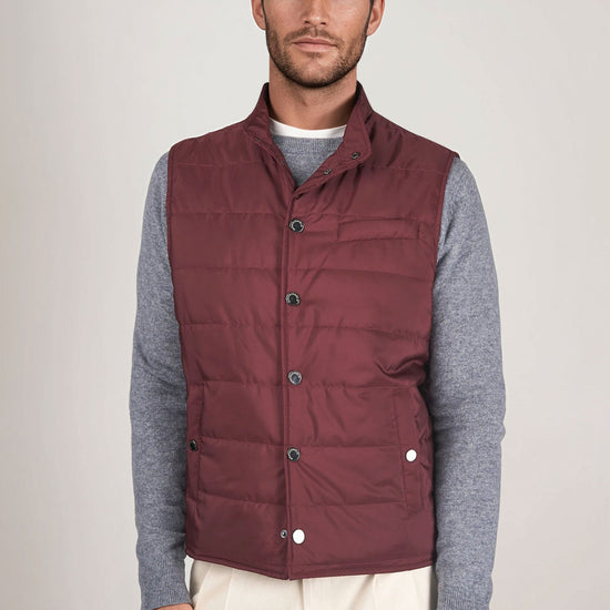 Quilted nylon padded gilet - MONTEZEMOLO