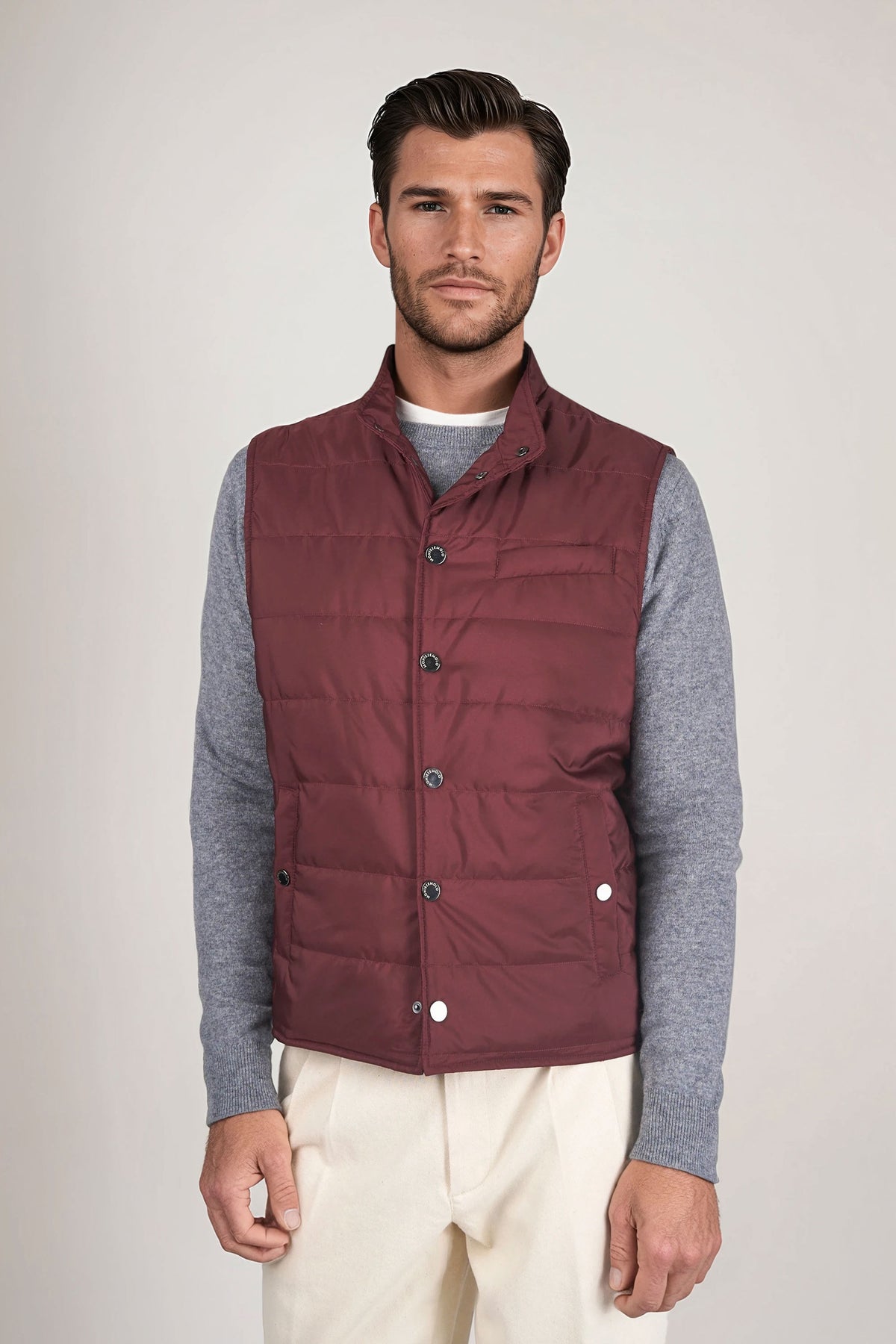 Quilted nylon padded gilet - MONTEZEMOLO