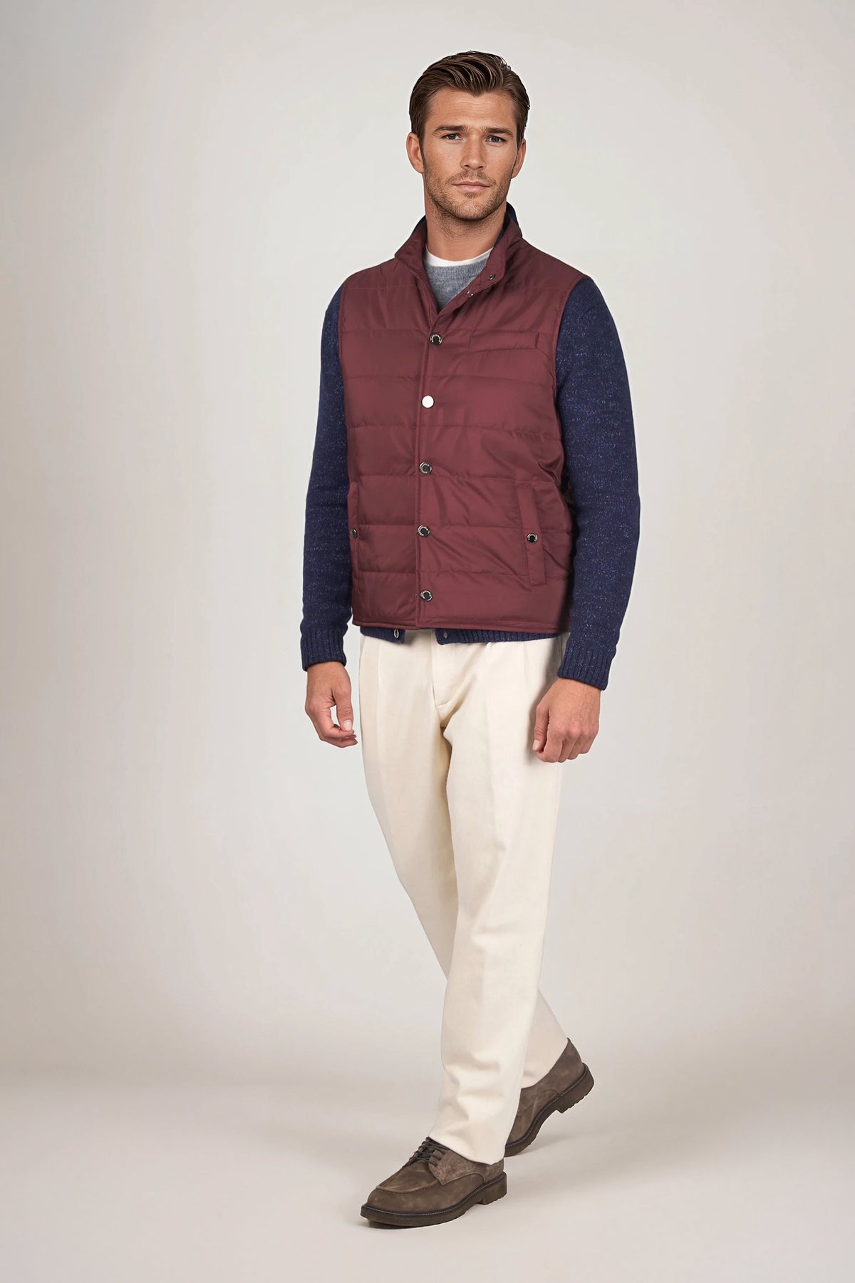 Quilted nylon padded gilet - MONTEZEMOLO