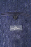 Unlined Linen & Silk blend Herringbone Blazer