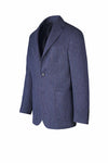 Unlined Linen & Silk blend Herringbone Blazer