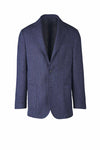Unlined Linen & Silk blend Herringbone Blazer