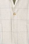 Single-Breasted Blazer in Linen & Silk Blend