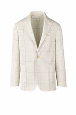Single-Breasted Blazer in Linen & Silk Blend