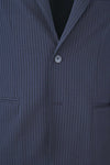 Single-Breasted Stretch Seersucker Blazer