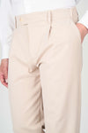 ZMART Single-Pleated Jersey Twill Trousers
