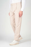 ZMART Single-Pleated Jersey Twill Trousers