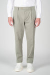 ZMART Single-Pleated Jersey Twill Trousers