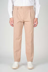 ZMART Single-Pleated Jersey Twill Trousers