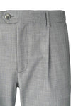 Bi-Stretch Wool Pleated Trousers