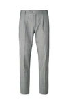 Bi-Stretch Wool Pleated Trousers