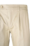 Classic Pleated Chino Trousers