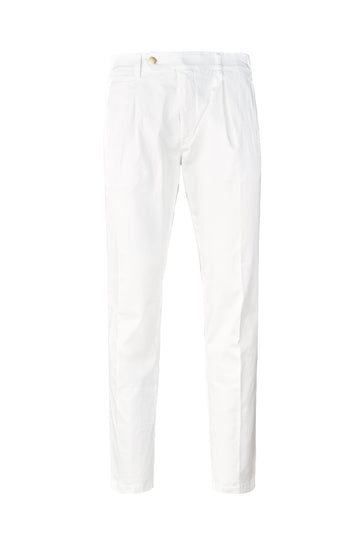 Classic Pleated Chino Trousers