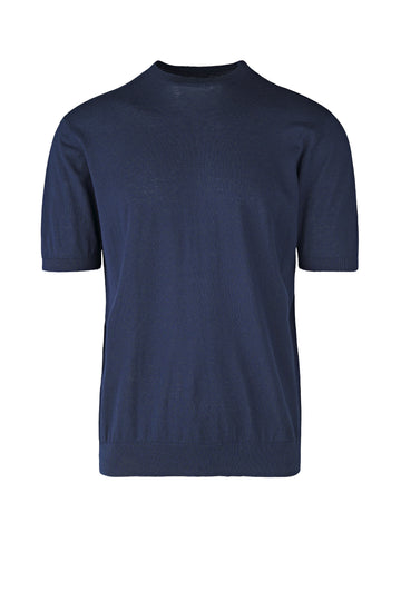 Piquet Jersey Cotton T-Shirt