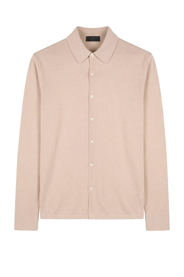 Cotton crepe jersey knit shirt - MONTEZEMOLO