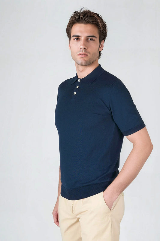 Jersey Punto Milano Polo Shirt