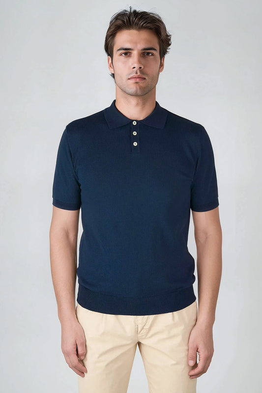 Jersey Punto Milano Polo Shirt