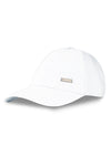 Striped stretch cotton baseball cap
