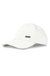 Striped stretch cotton baseball cap