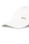 Striped stretch cotton baseball cap