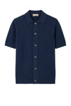 Bouclé cotton knit shirt - MONTEZEMOLO