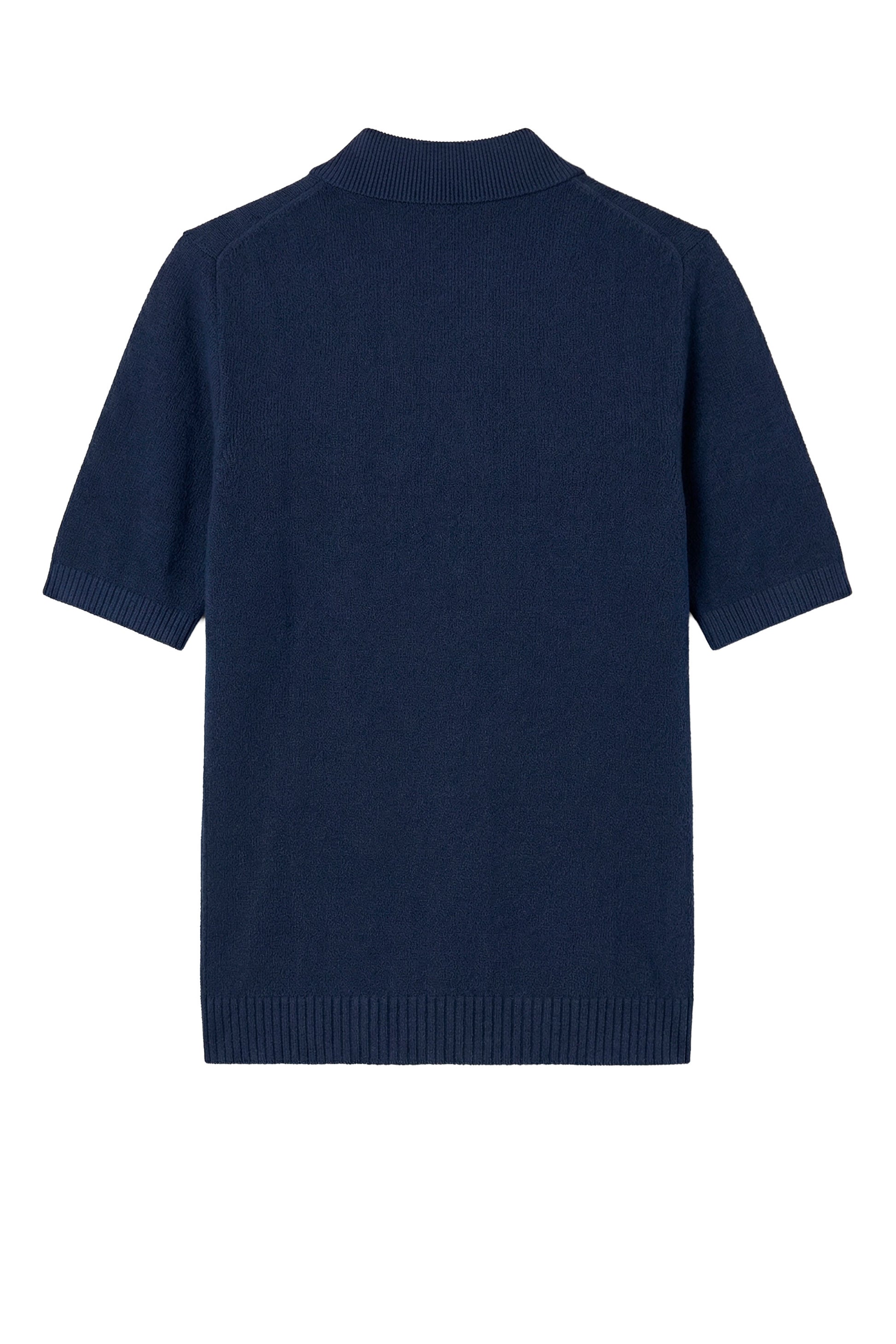 Bouclé cotton knit shirt - MONTEZEMOLO