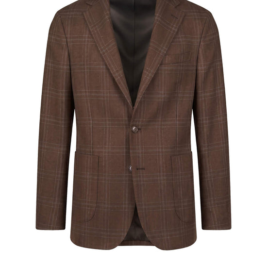Premium Cashmere Check Jacket - Zegna® Fabrics - MONTEZEMOLO