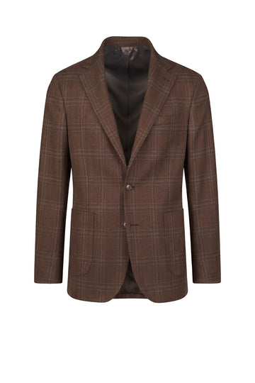 Premium Cashmere Check Jacket - Zegna® Fabrics - MONTEZEMOLO
