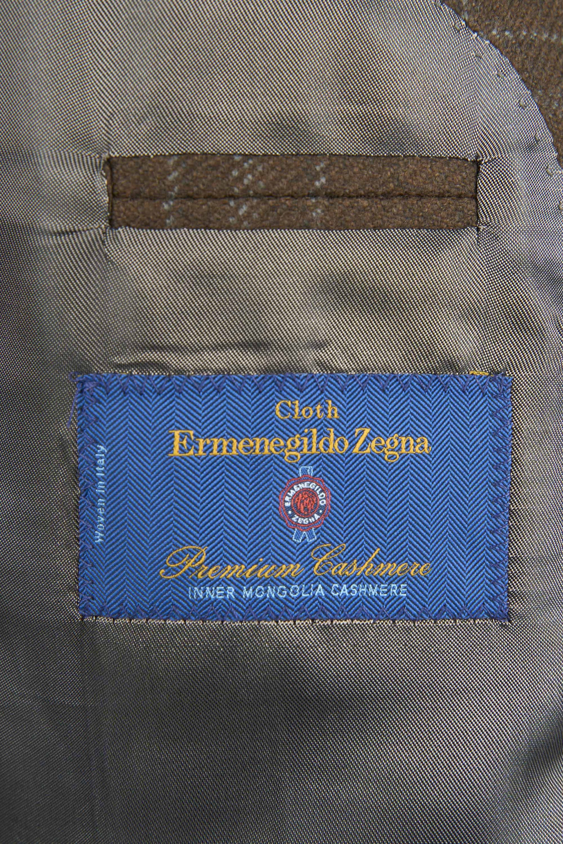 Premium Cashmere Check Jacket - Zegna® Fabrics - MONTEZEMOLO