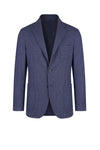 Unlined Single-Breasted Pure Wool Crêpe Jacket