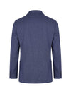 Unlined Single-Breasted Pure Wool Crêpe Jacket