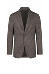 Unlined Wool and Baby Alpaca Herringbone Jacket - Fabrics by Ferla® - MONTEZEMOLO