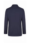 Unlined Stretch Wool Single-Breasted Jacket