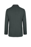 Unlined Stretch Wool Single-Breasted Jacket