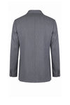 Unlined Stretch Wool Single-Breasted Jacket