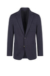 Unlined Pure Virgin Wool Single-Breasted Jacket