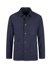 Unlined Pure Wool Honeycomb Jersey Chore Jacket