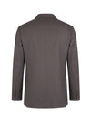 Unlined Stretch Wool Double-Breasted Jacket