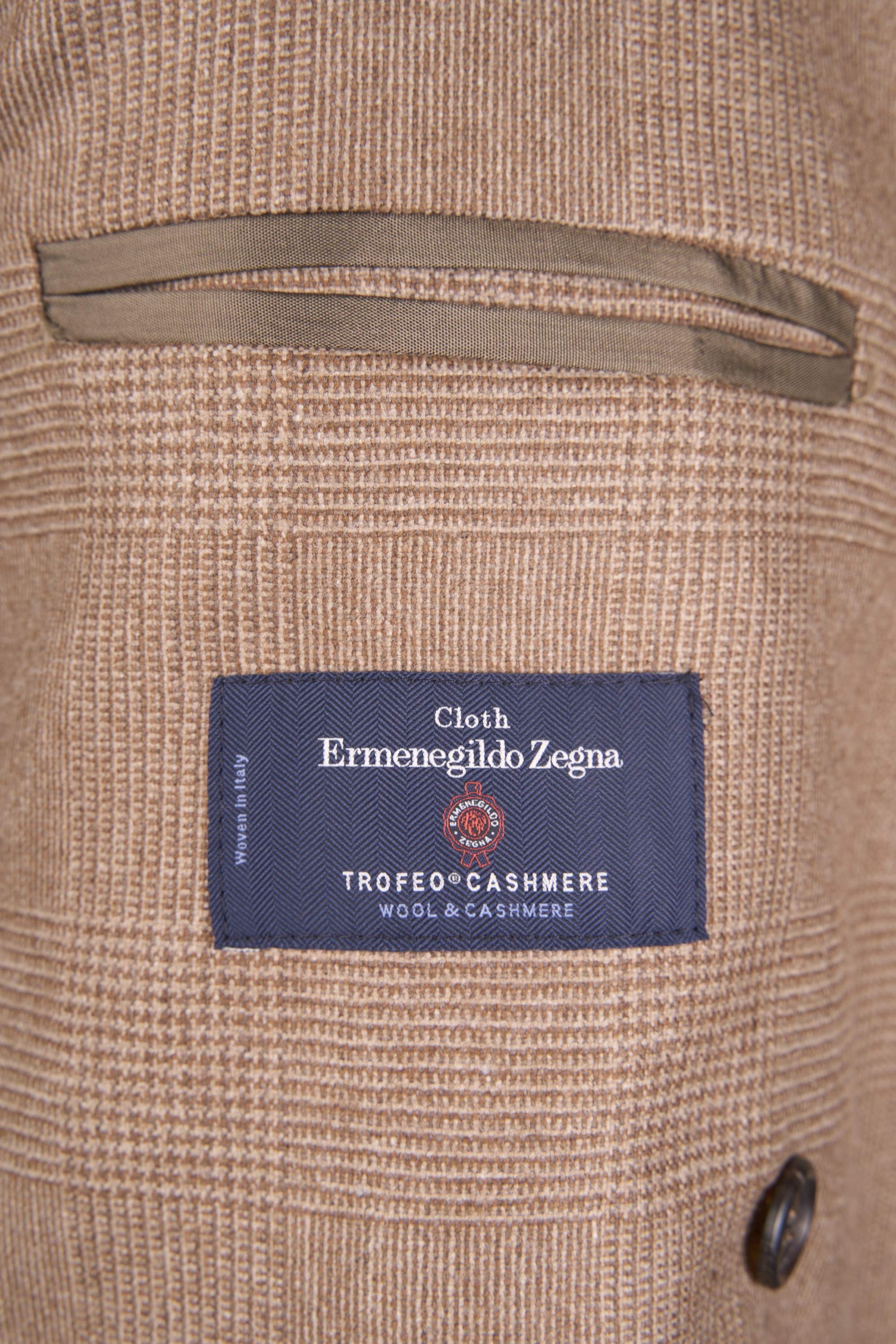 Wool and Cashmere Double-Breasted Jacket - Zegna® fabrics - MONTEZEMOLO
