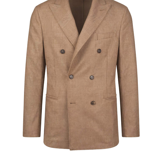 Wool and Cashmere Double-Breasted Jacket - Zegna® fabrics - MONTEZEMOLO