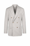 Wool & Cashmere Unlined Double-Breasted Jacket