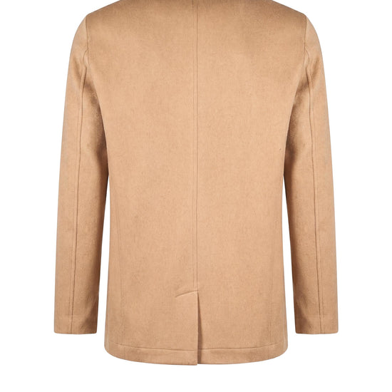 Camel & Wool Jacket-Style Outerwear - MONTEZEMOLO