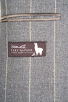 Wool, Baby Alpaca & Silk Unlined Pinstripe Suit - Fabrics by Ferla® - MONTEZEMOLO