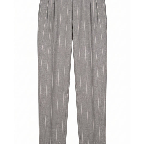 Wool, Baby Alpaca & Silk Unlined Pinstripe Suit - Fabrics by Ferla® - MONTEZEMOLO