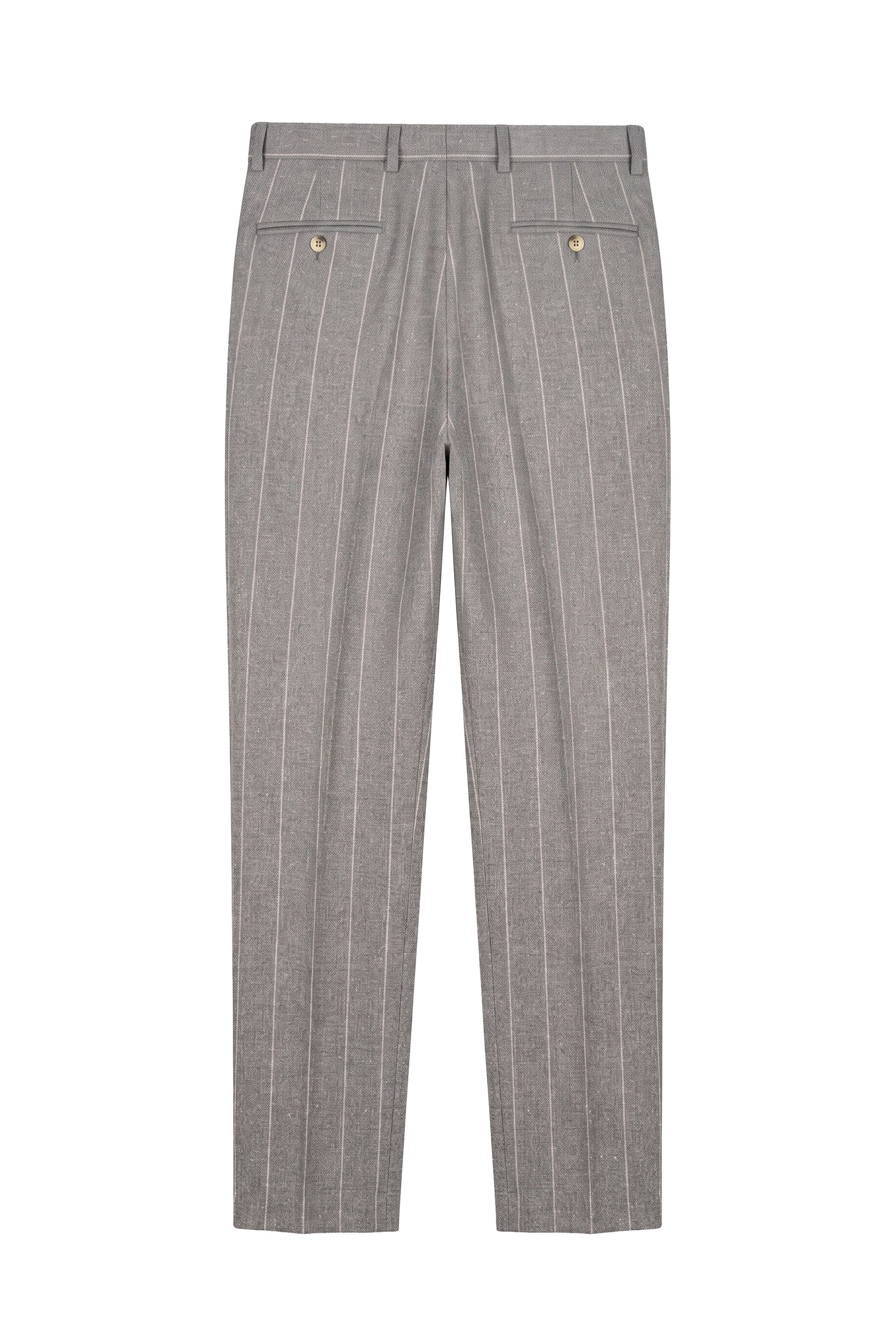 Wool, Baby Alpaca & Silk Unlined Pinstripe Suit - Fabrics by Ferla® - MONTEZEMOLO