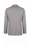 Wool, Baby Alpaca & Silk Unlined Pinstripe Suit - Fabrics by Ferla® - MONTEZEMOLO